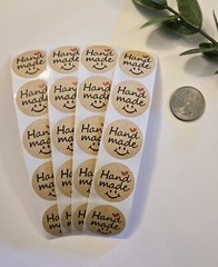 20 «Handmade» Stickers/Craft Fair Stickers/Small Business Stickers Labels