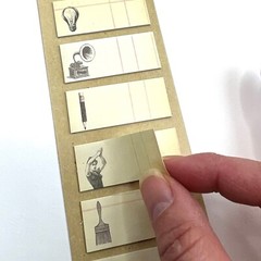 SMASH K & Company Vintage Style Sticky Notes Stickies Scrapbook Journals Planner