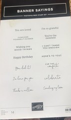 CUT OUT FLAG SAYINGS – STAMPIN’ UP