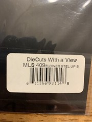 DieCuts with a View METALLIC ACCENTS FLOWER TAGS Large Alphabet STELLA Uppercase