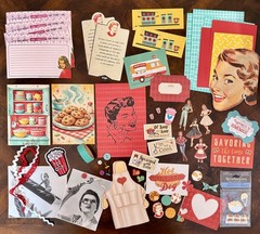 50+ Pc. Lot Junk Journal Ephemera Embellishments Recipes Baking Retro 1950’s