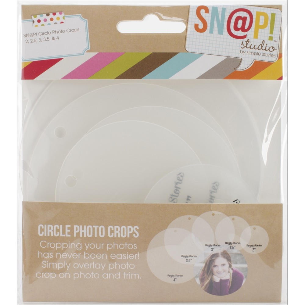 Sn@p! Photo Crops 5/Pkg Circle