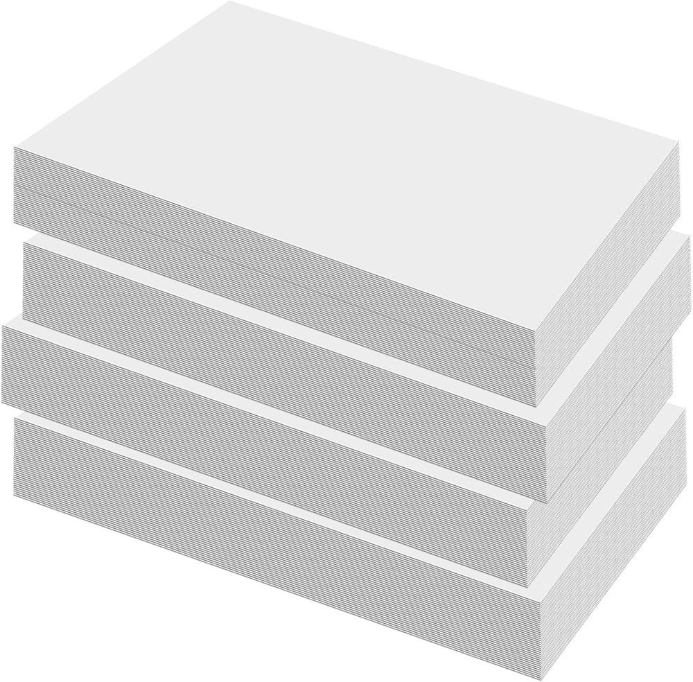 PINGEUI 50 Pack 8.5 X 11 Inches White Chipboard Sheets,40 Pt White Chipboard, Me