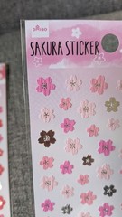 Set Of 4 Japan Sakura Cherry & Plum Blossom Sticker Sheets Daiso – Ships From US