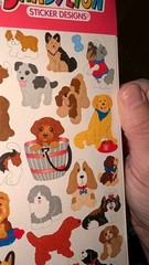 Vintage Sandylion Stickers Dogs Puppy Puppies Lot 2 Sheets New In Package