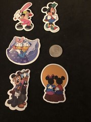 Disney Stickers – Disney Mickey Mouse and Friends Lot of 5 Stickers.
