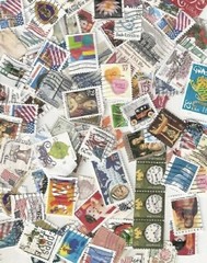 US Vintage Stamps – No Duplicates! Used, off paper. Wide variety