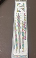 Vtg Rainbow Foil Metallic Border Stickers 90s Corners Mark Enterprises