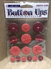 Stickopotamus-RED ADHESIVE BUTTONS-15PC SET-EK SUCCESS-SPBUS06