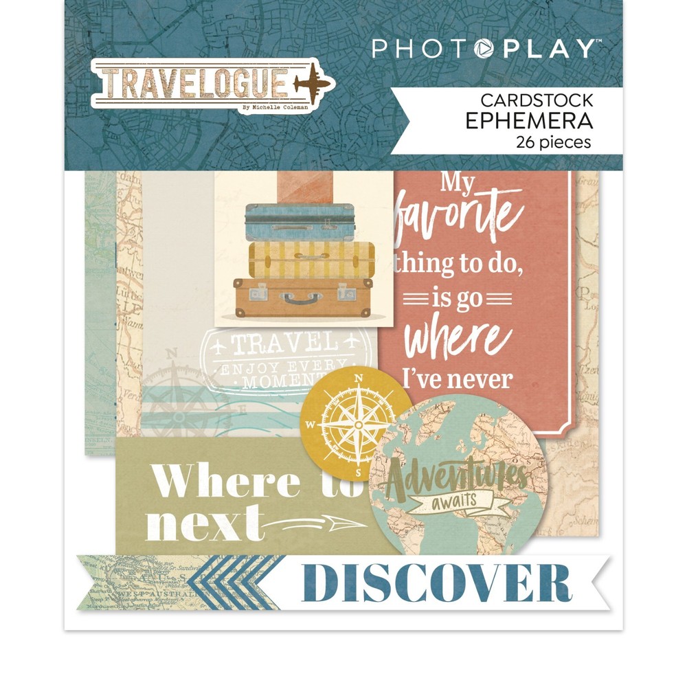 Crafts Die Cuts Travelogue Travel Where to Next Discover Adventures Luggage Go