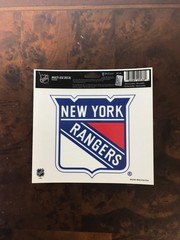 NHL Multi-Use Decal Reusable/Removable – WinCraft – NEW- NEW YORK RANGERS