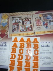 creative memories asian paperpack plus letters and vintage deseigns