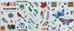 399+ stickers butterflies flower designs birds outdoor nature animals plants lot
