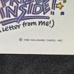 Massive Lot Of Vintage Stickers 18 Sheets -Hallmark AGC Gibson- Letters Sayings
