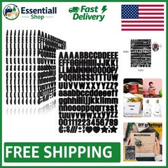 1550 Self-Adhesive Vinyl Letter Stickers – Ideal for Indoor and Outdoor Use