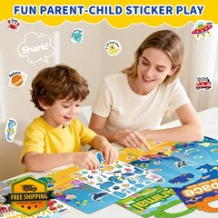 CREATIVETREES Reusable Sticker Book 6 Sets