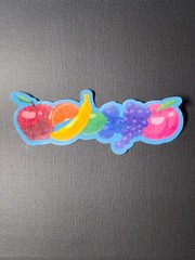 Subtle Pride Rainbow Fruits Fruity Sticker Decal Cellestial Art