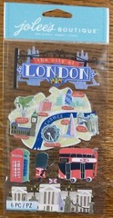RARE Jolees City Of London ~ England United Kingdom Travel Vacation Flag Map Bus