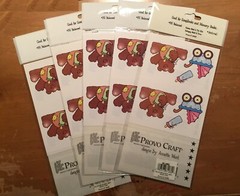 25 Small Sheets PROVO Craft Baby Teddy Bear Scrapbook Stickers 5 NEW packs