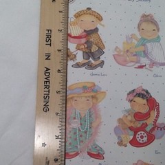 City Girls Dimple Street Gang SCRAPBOOKING Stickers by Tie Me To The Moon A64