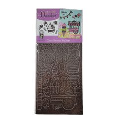 Dazzles Sticker Sheet Tasty Sweets Stickers Scrapbooking Paper Crafts