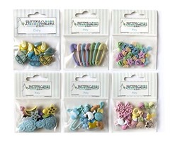 Buttons Galore 50+ Assorted BABY Theme Buttons for Sewing & Crafts
