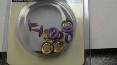Large Purple Eyelet Brads