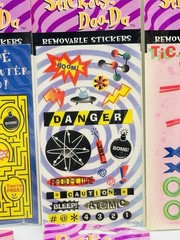 Vintage Gibson Stickety Doo Da Removeable Stickers Lot 6 New 1997