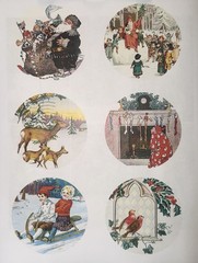 Christmas Junk Journal Ephemera Embellishments Pages Scrapbooking Antique 20+pgs