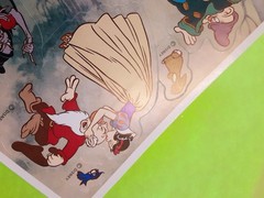 vintage Hallmark Disney Snow White sticker sheet *damaged*