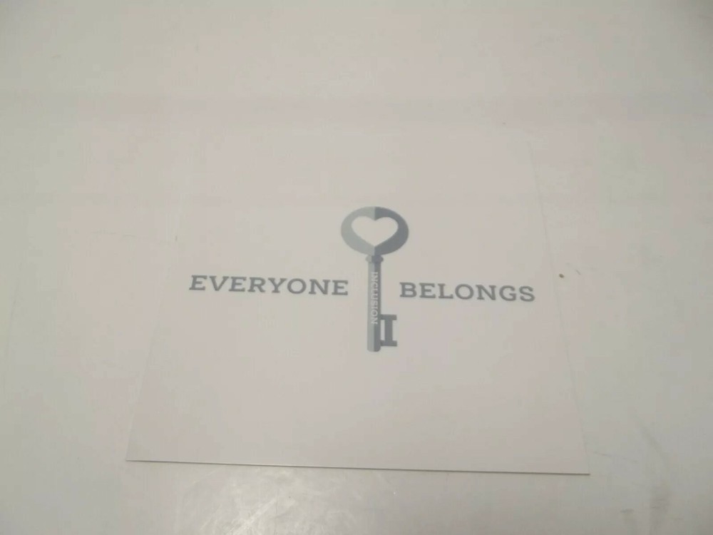Official Disneyland sticker the 5th key Everyone Belongs