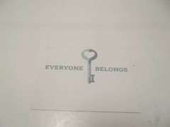 Official Disneyland sticker the 5th key Everyone Belongs