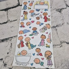 Baby Themed Scrapbooking Stickers Lot Of 3 Sheets Tub Time Babies On The Go