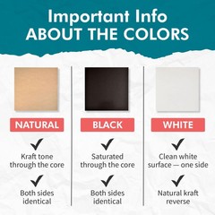 Medium Weight Chipboard – 12″x12″, Assorted Acid-Free 0.057” Sheets, Create T…