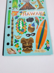 Vintage Stickopotamus Stickers Hawaii Tropical Luau Binder Photo Safe Taiwan