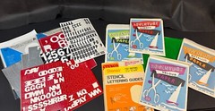 Vintage Craft Papers & Stencils Velour, Metallic, Transparency, Gummed, Day Glo
