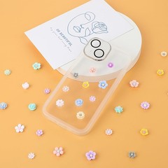 300PCS Flower Resin Charms Mini Cabochons Flatback Beads Mixed…