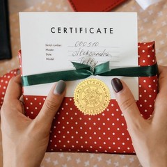 Embossed Gold Seals, 2 Inch, 100pcs, Diploma Stickers, Awards, Gold