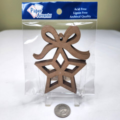 Chipboard Die Cut Christmas Shapes x9 Unfinished for Crafting Total 66 pcs