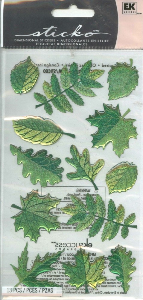 LEAVES Leaf Green Nature Maple Oak Summer Spring Tree Trees Sticko stickers