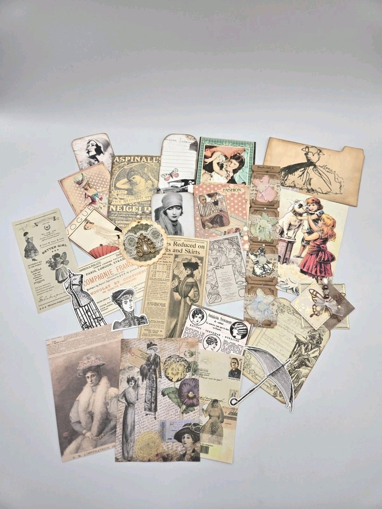 Scrapbook Romantic Vogue Fashion Style Craft Accessories Mixed Lot