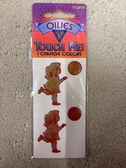 vintage oilies liquid crystal stickers