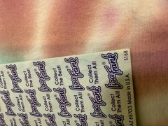 Vontage Lisa Frank Markie Unicorn Hearts Sticker Sheet S168