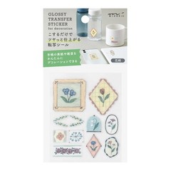 MIDORI sticker transfer glossy floral pattern 82697006
