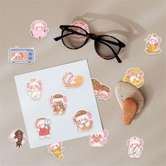 Cute Axolotl Stickers Pack of 50 – Vibrant Waterproof Vinyl for All Surfaces