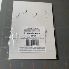 Michaels- Metal Icons Scrapbook Key Timepiece Crafting Journal Embellishments