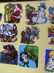 Lot of Vintage BJ ’ Sticker of the Month Club 1983 1984 Prism plus I love LA