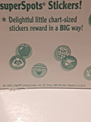Vintage Lot of 5 New Sealed 1998 Trend Super spots Stickers