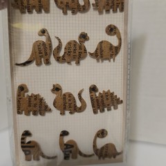 Dinosaur Scrapbook Crafts Sticker Lot -Jolee’s Boutique Paper House- Lot of 4
