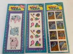 Vintage Hotzee Stickers Lot Of 3 Changing Colour – Fuzzy – Stamp New Sealed